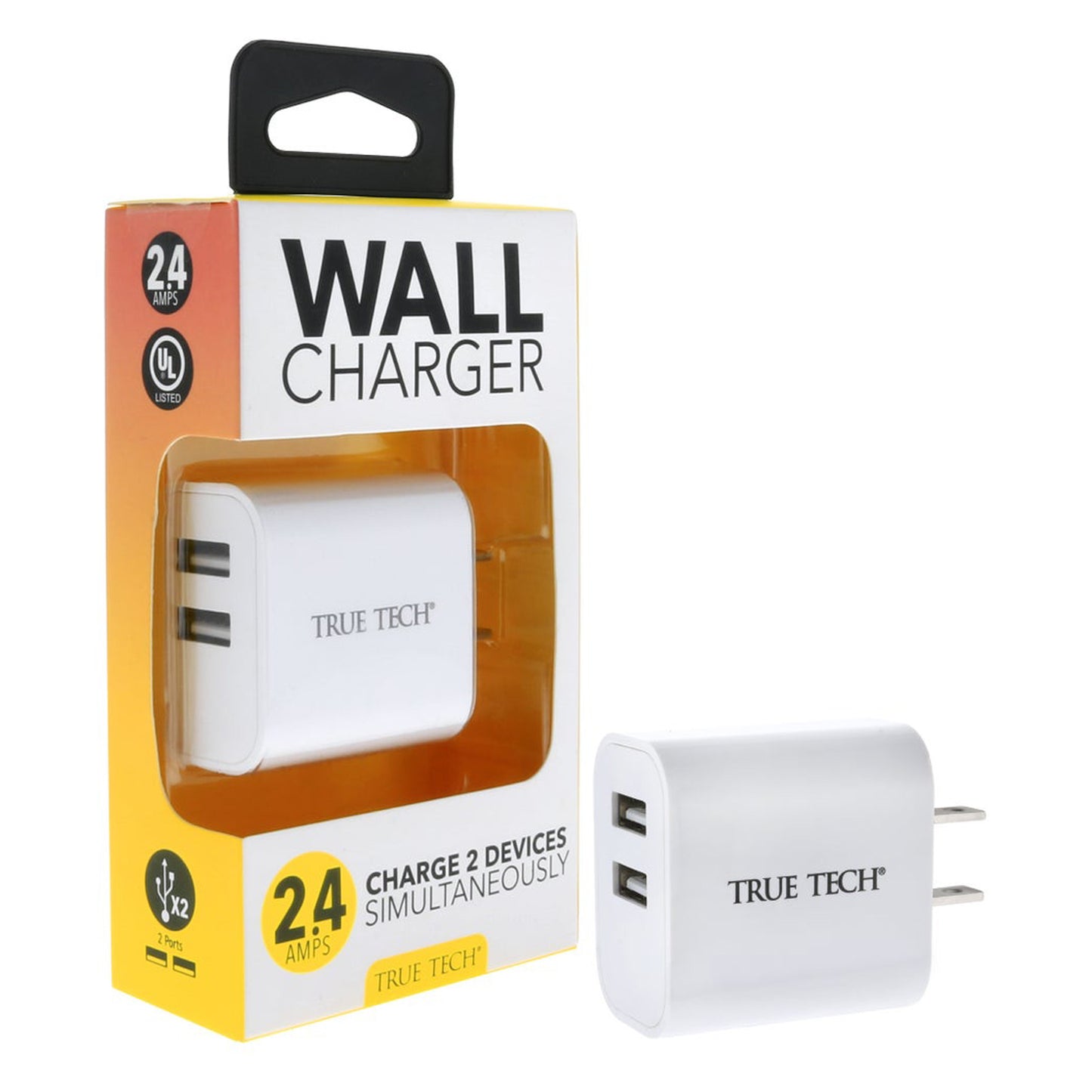 Wilcor - Wall Charger 2.1 Amp Dual