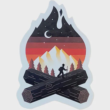 Sticker Art -Campfire Sticker