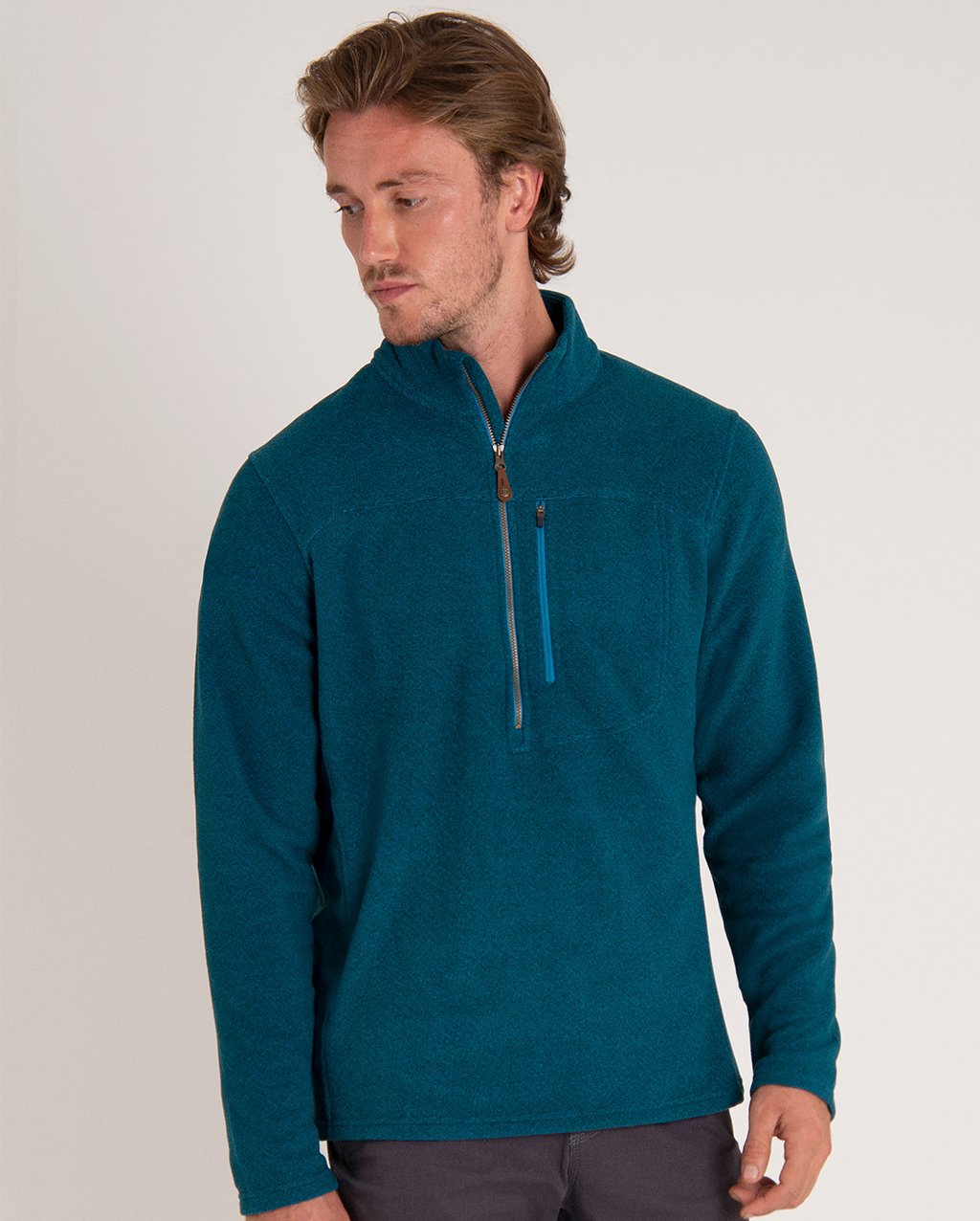 Sherpa Men's Rolpa 1/2 Zip Fleece Sweater